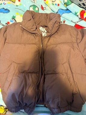 Garage Brown Women's Puffer Bomber Jacket